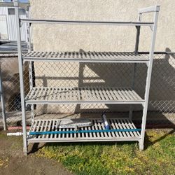 SOLID ALL WEATHER SHELF 5ft X2ft 6ft Tall $for Walk In Freezer S85