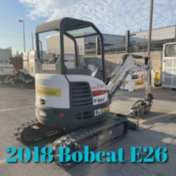 2018 Bobcat E26 Mimi Excavators 