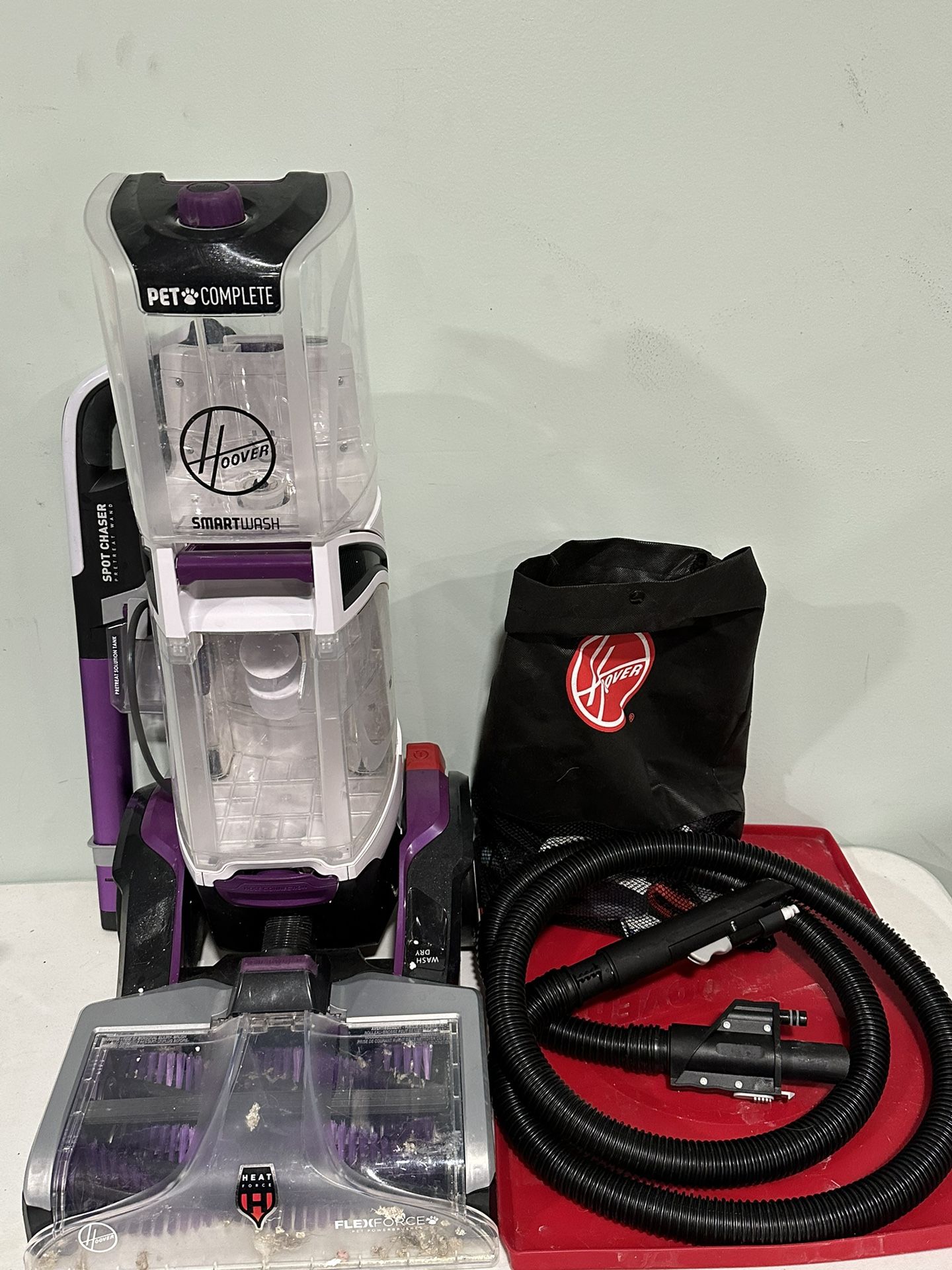 Hoover SmartWash Pet Complete Automatic Carpet Cleaner Machine, FH53010