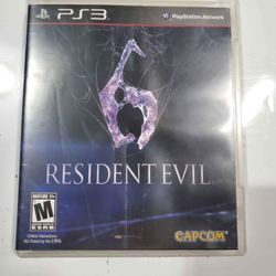 Resident Evil 6, PS3 / PlayStation

3 Video Game