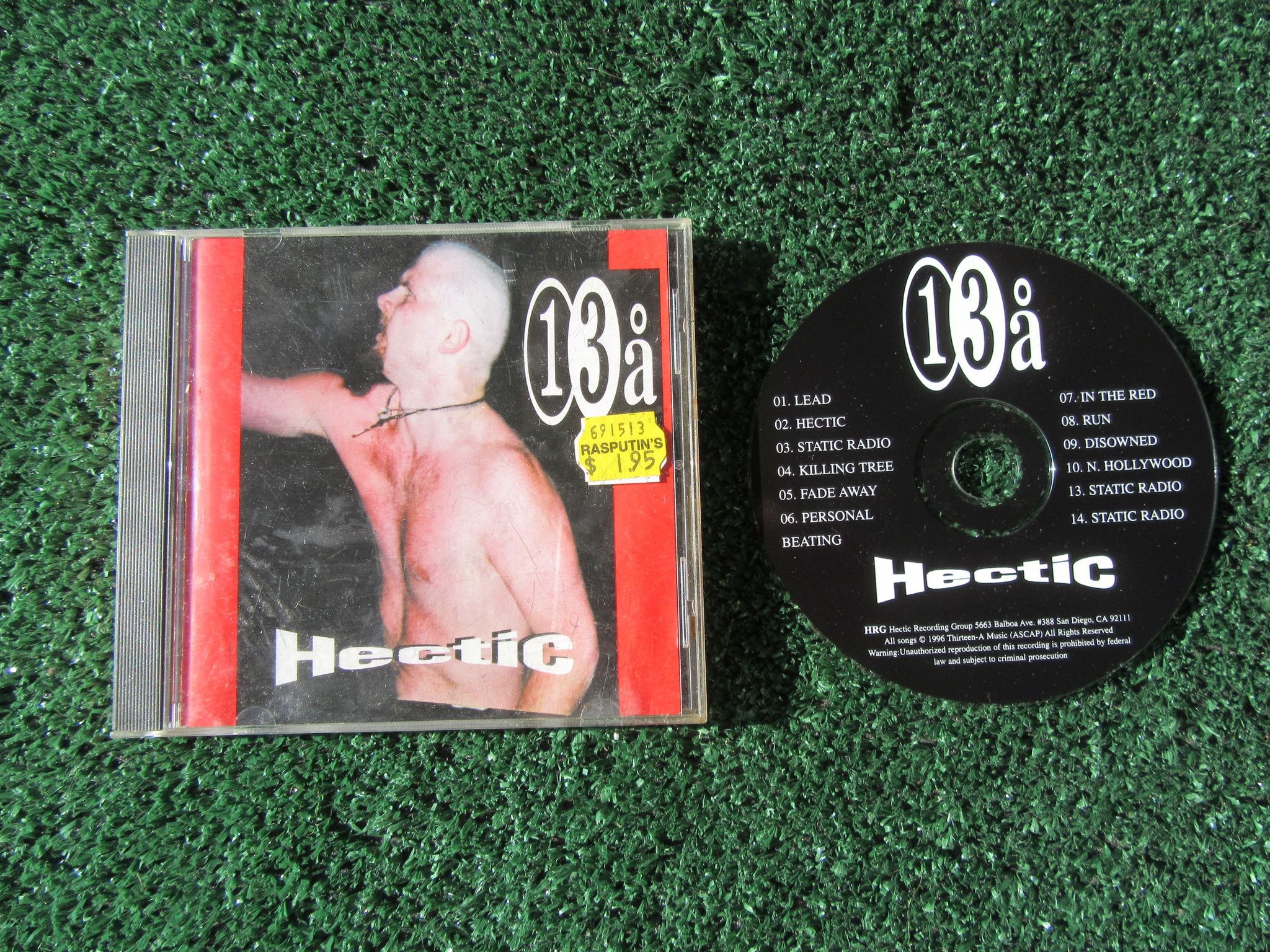 13a Hectic Ulrich Hectic Recording Group 1996 CD