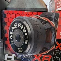 Massive Audio H84XR 8" 1000 Watts RMS Dual 4 Ohm 2.5" V.C. Subwoofer