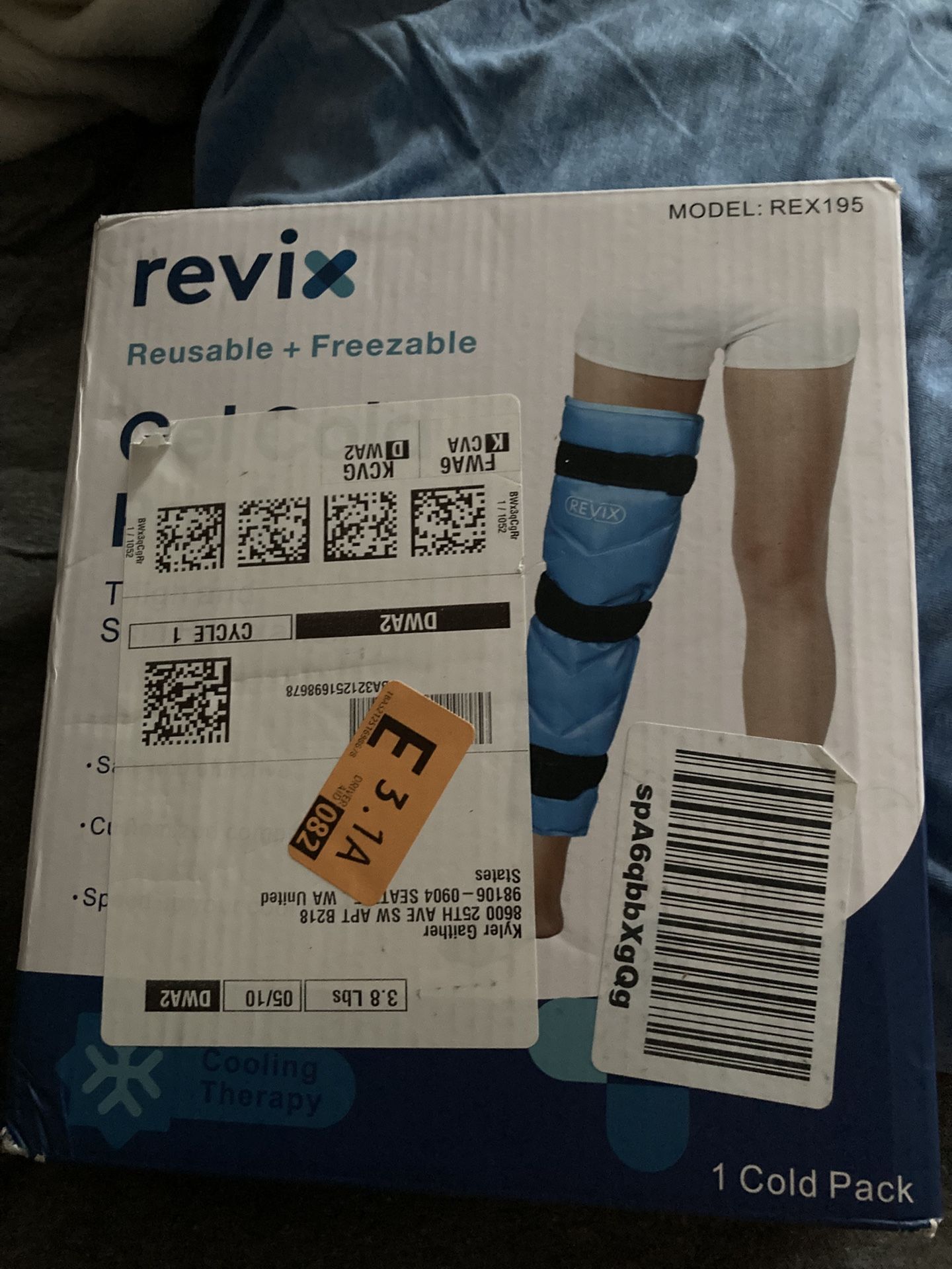 Revix Full Leg Ice Gel Pack