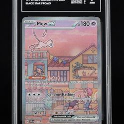 Mew EX 151 UPC #053 Black Star Promo Tag 9