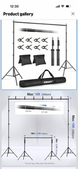 Backdrop stand 10x10