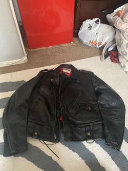 Vintage 40/50s Genuine Californian Horsehide Leather Jacket M/L