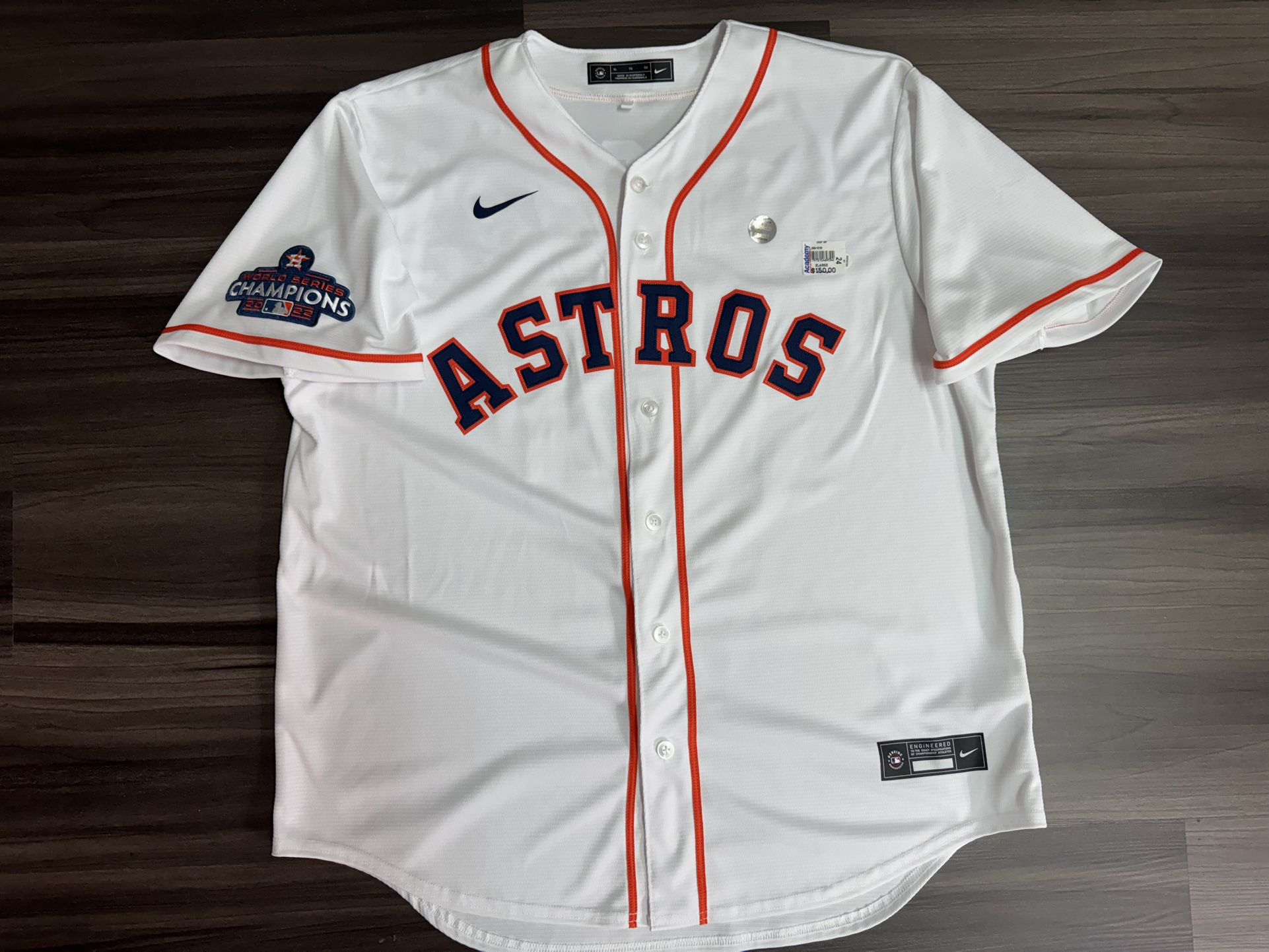 Nike Houston Astros Martín Maldonado 15 2022 MLB World Series Stitched Jersey XL 100% authentic. Brand new with tags. MSRP $150. This product is a N