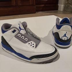 Jordan 3 Racer Blue Size 11