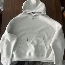 Nike Tech Fleece Oversized Hoodie Light Bone