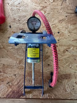 Old school, bicycle pump