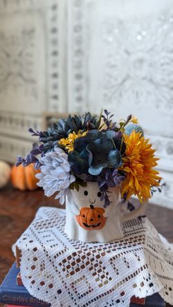 👻 Boo-tiful Ghost Blooms – Halloween Decor 🎃💐