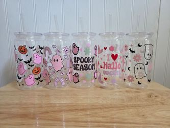 Halloween handmade cups 160z