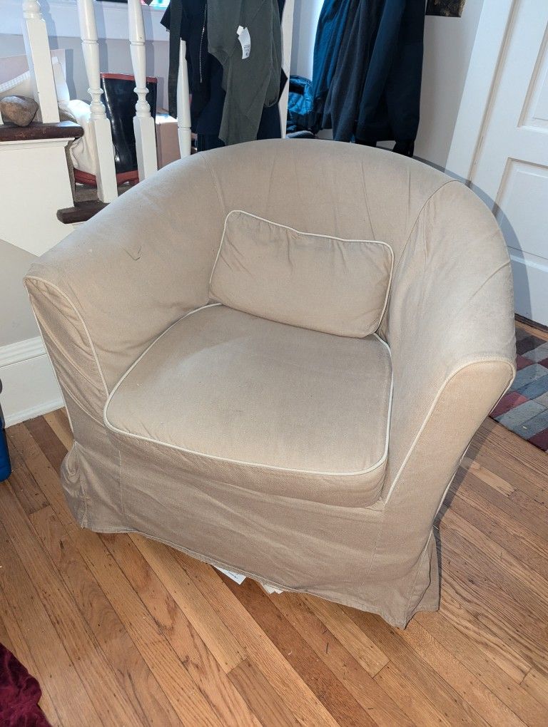 Ikea Chair With Slip Cover