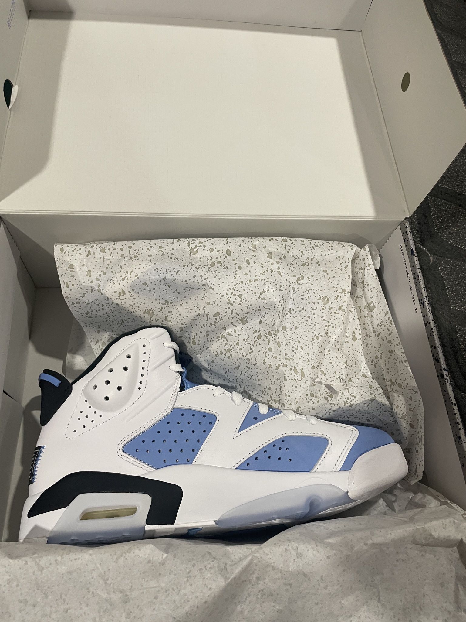 Jordan 6s Carolina Blues