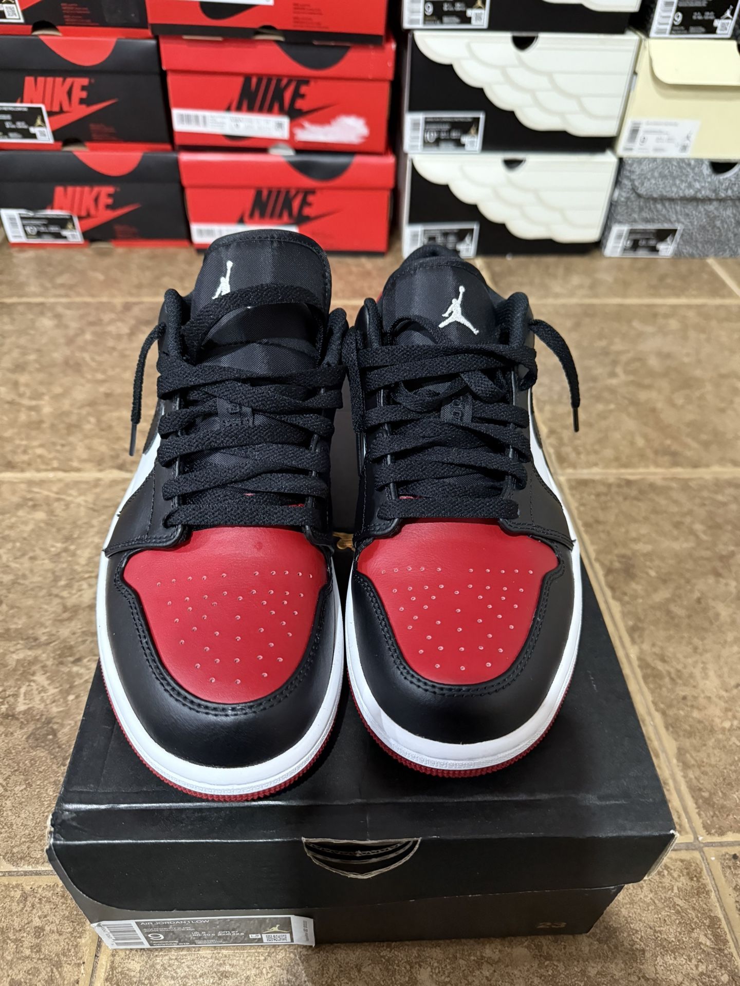AJ 1 Low “ Bred Toe “