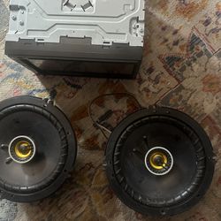 Pioneer  Bluetooth Dvd Stereo And 6” Kinkers Speakers
