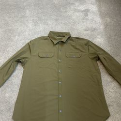 Zyia Mens Olive Cedar Cliff Shirt size XXXL