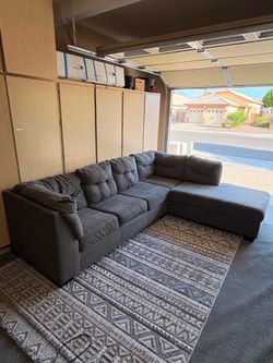 L-Shaped Sectional Sleeper Couch