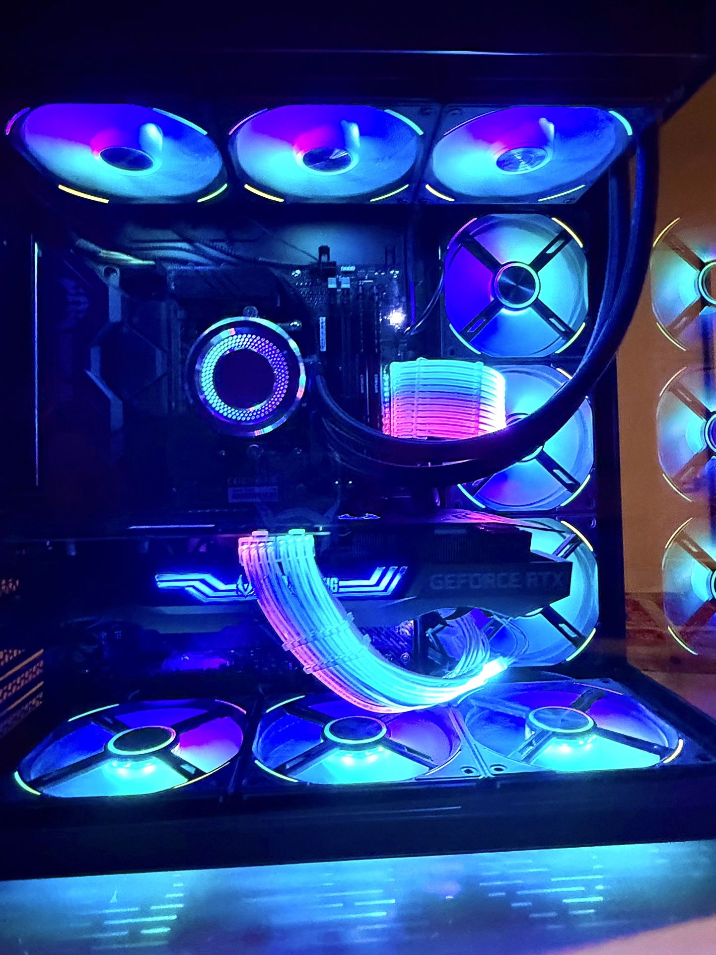 Liquid water Cooling Gaming pc 5800x 32gb ram rtx 3070ti 1tb ssd