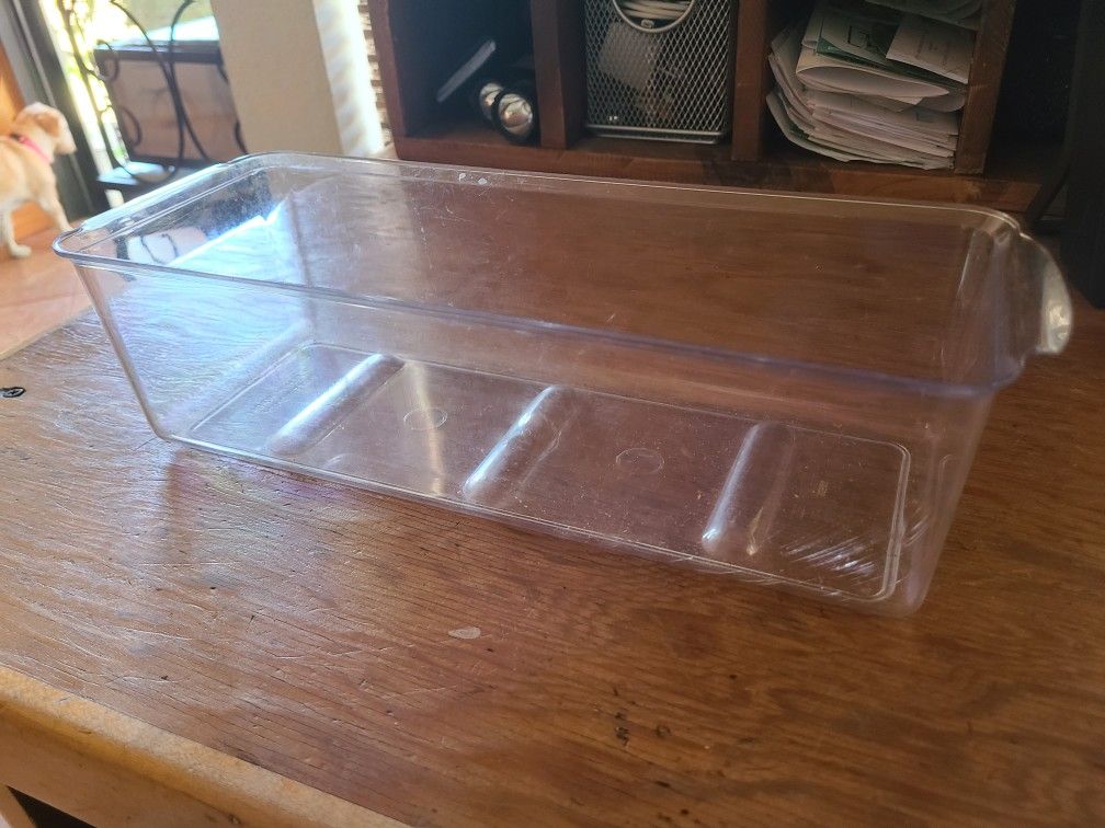 Plastic Kitchen Storage Container 15x5x4