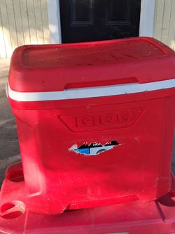 Igloo Red Cooler