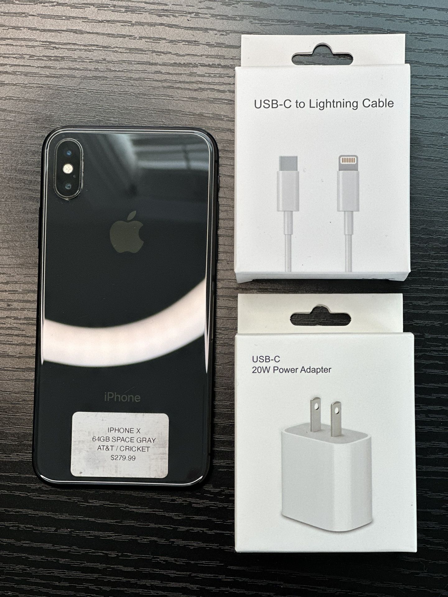 iPhone X 64GB Space Gray AT&T / CRICKET