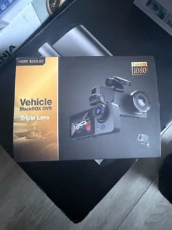 Vehicle BlackBox DVR Triple Lens Dash Cam