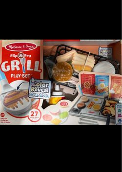 Melissa & Doug Flip & Fry Grill Play Set