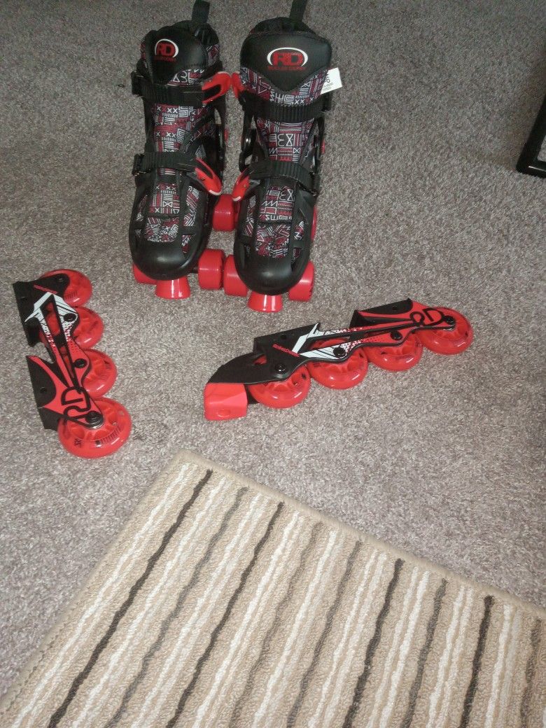New youth skates/roller Blade Size 3-6 4o2 383 391o