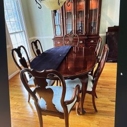 Dining Room Set Cherry Finish
