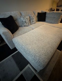 Morgan Couch and Ottoman