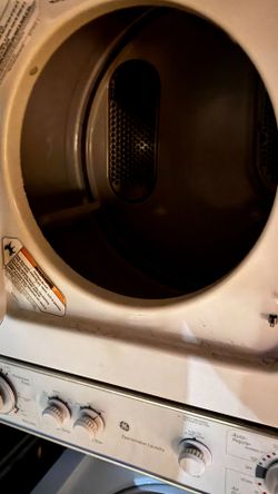 GE, stacked washer and dryer!