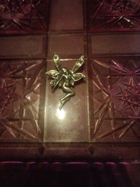 Classic Fairy Brooch 925 Sterling Silver For Sale.