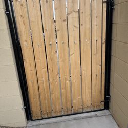 Natural Wood Side Gate 