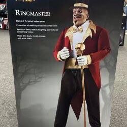 Spirit Halloween 7ft Ringmaster Animatronic (New In Box)