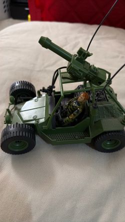 Vintage 1985 G.I. Joe A.W.E. Striker Vehicle Master Lot - Near Complete with Driver & Stickers