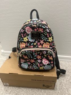 Loungefly Disney Alice Floral Mini Backpack