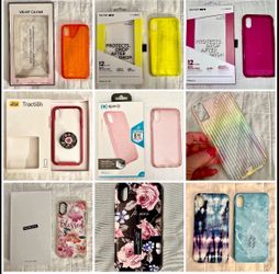 Set of 10 Phone Cases for iPhone X and XS