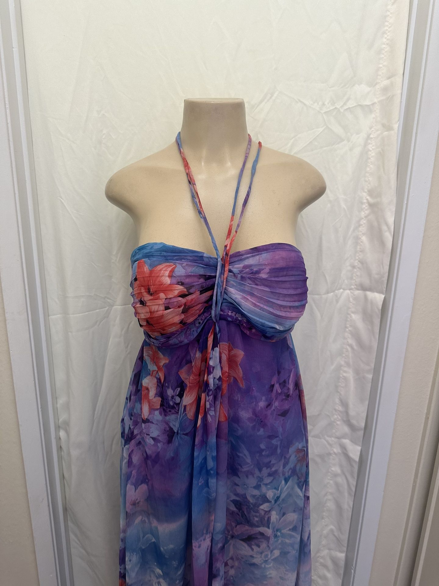Purple Flower Dress 