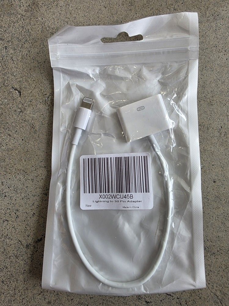 Apple Iphone Ipod 30 Pin To Lightening Adapter