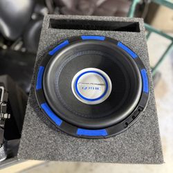 Power Acoustik 12in, Subwoofer. Comes With Correct Tuned Box, Can Show it works. Need Gone 