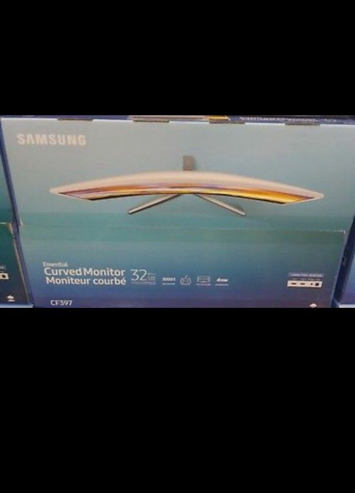 Brand new Samsung CF39 Series C32F397FWN - 32" Curved LED Monitor - FullHD - Glossy White