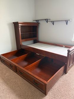 Twin solid wood