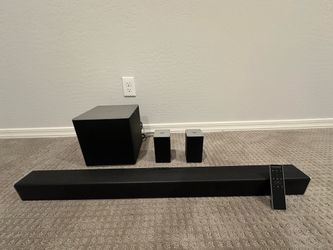 VIZIO 5.1 Surround Sound System w/ Wireless Subwoofer & Rear Speakers