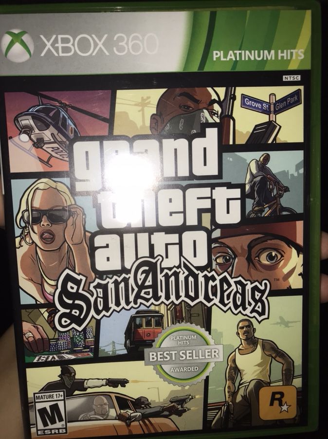 Grand Theft Auto San Andreas Xbox 360