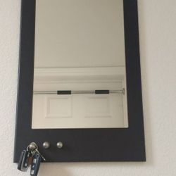 Mirror, entry mirror, key organizer