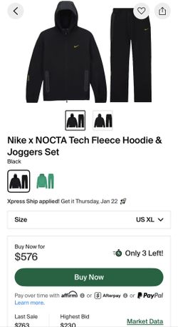 Nike x Nocta Tech Fleece Tracksuit Set