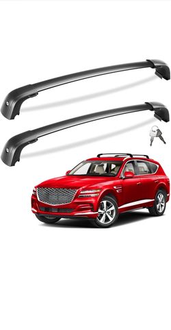 Lockable Roof Rack Cross Bars Compatible with Genesis GV80 2021-2026,