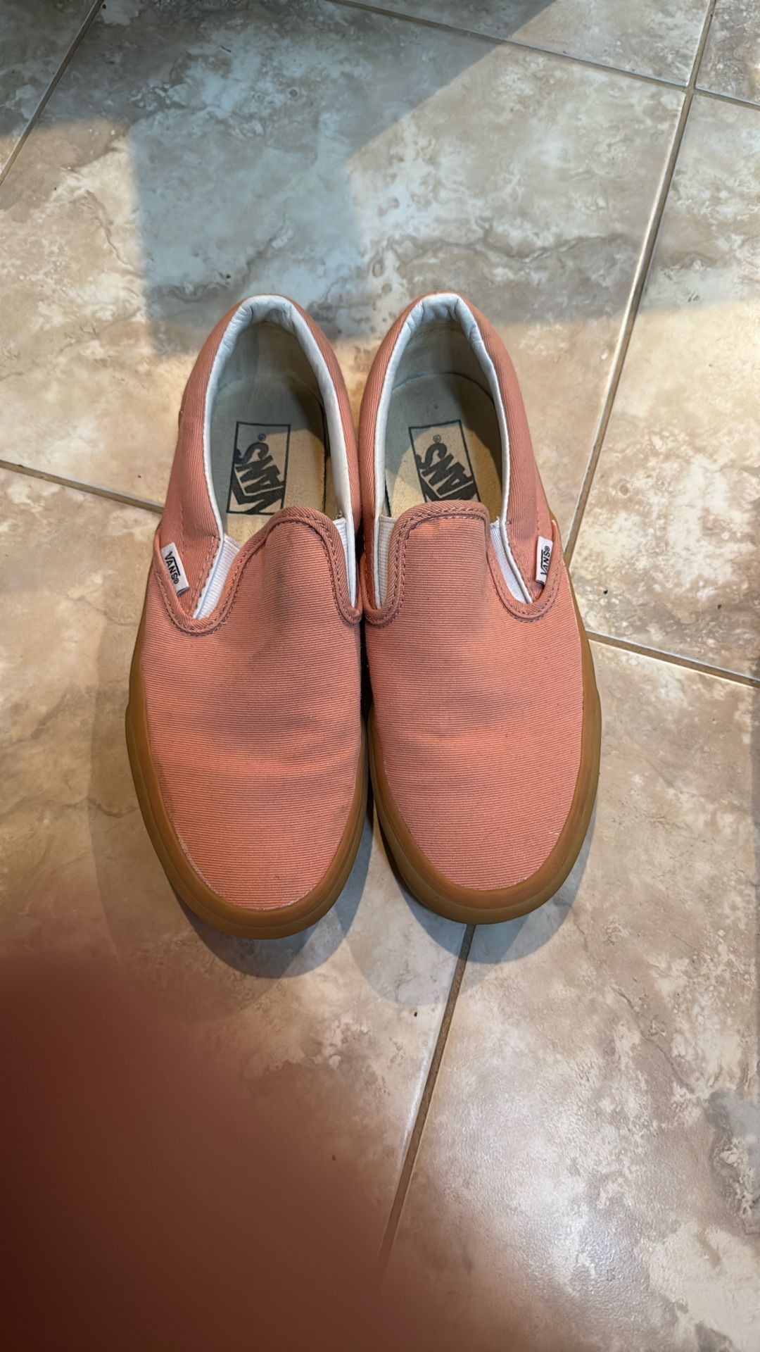 Women’s Pink Vans Shoes Size 8