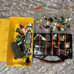 Random Legos, Lego Builds, and 22 Figures 